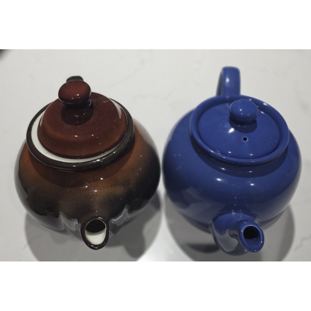 Lot Of 2 LETS DO TEA OLD AMSTERDAM TEA POTS POTTERY TEAPOT